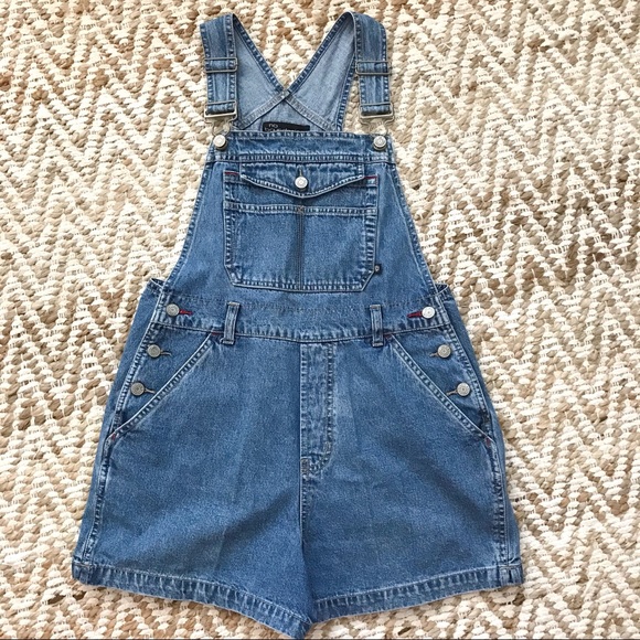 no boundaries overall shorts